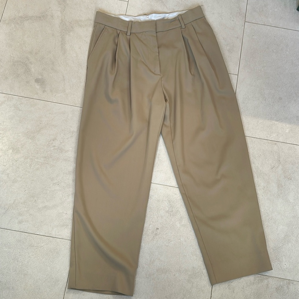 Weekday Tan Oversized Trousers